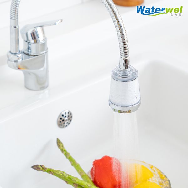 Waterwell Sink Cobra Filter Shower _ Water Pressure Booster Water Saving Kitchen Tap Water Purifier Faucet Head