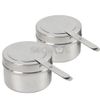 Stainless Steel 4Pack 8 Quart Rectangular Chafing Dish Full Size Buffet Catering
