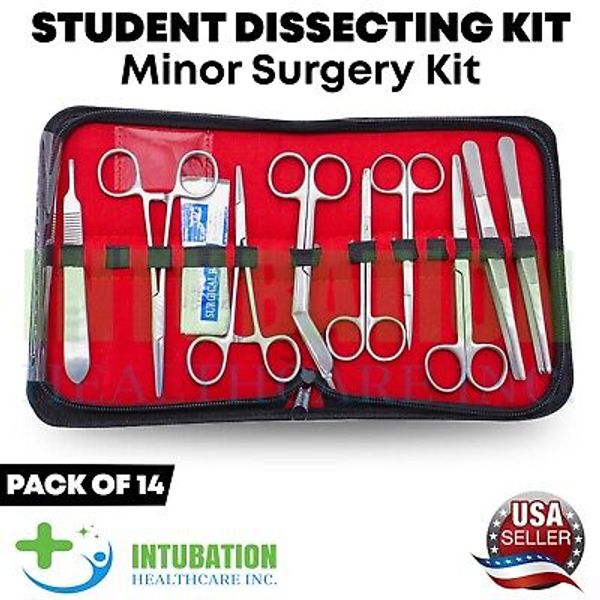 Advanced Dissecting Kit Biology Lab Dissection Set Veterinary Student Training