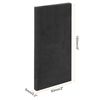 sourcing map Graphite Block Ingot Rectangle Graphite Electrode Plate Board 100x50x5mm for Melting Casting, Electrolysis Electroplating, 3 Pcs
