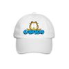 Spreadshirt Garfield Face Logo Baseball Cap, white/white, Unit size