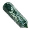 Moss Agate Crystal Massage Wand ~70mm