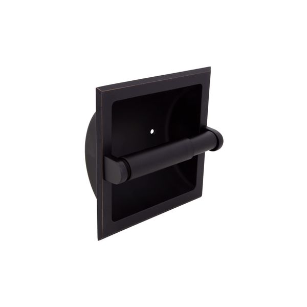 Design House 539254 Millbridge Recessed Toilet Paper Holder, Oil Rubbed Bronze