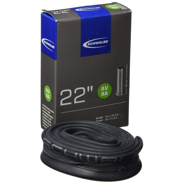 Schwalbe AV8A 22 x 1.00 Inner Tube with Schrader Valve