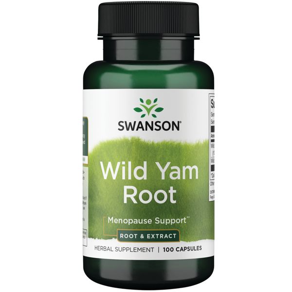 Swanson Wild Yam Root 100 Capsules