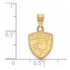 Florida Panthers Small (1/2 Inch) Pendant (Gold Plated)