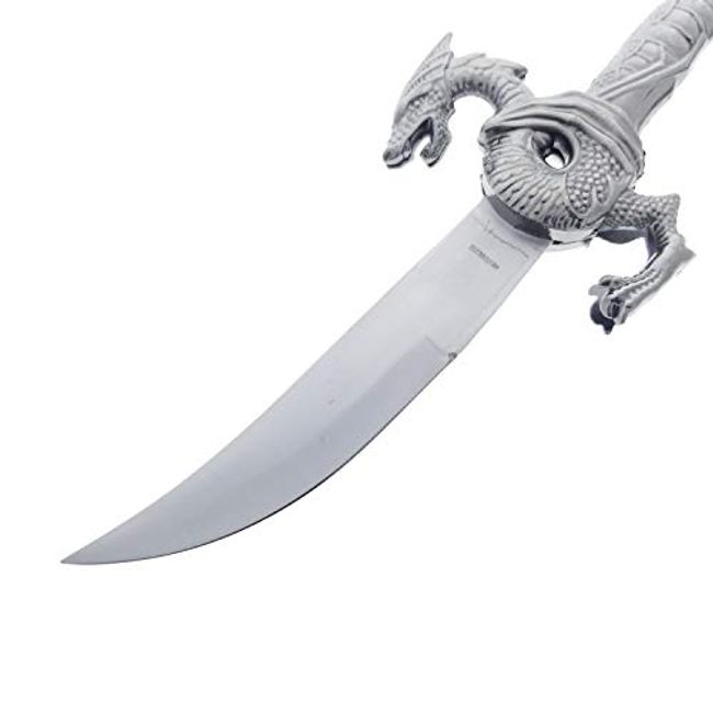  S.S. Fixed Knives 10 inches Dragon Fantasy Sword Dagger  Stainless Steel Fixed Blade Knife Gothic Collectible Purple + Free eBook by  Survival Steel : Tools & Home Improvement