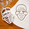 Chirurgengesicht Ausstechform, 1 Teil, Bakerlogy