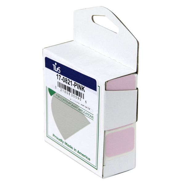 The Library Store Bright Color Coding Labels 3/4"H x 1"W 500 per Roll (Pink)