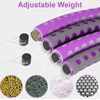Exercise Detachable 6 Piece Weight Adjustable Hoop Pilates Waist Training