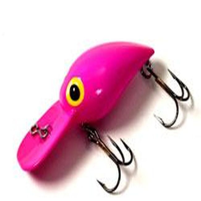 Brad's Killer Fishing Gear Wee Wiggler Fluorescent Pink Fishing Lure