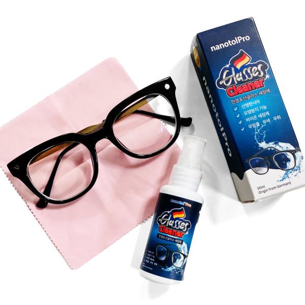 Lead Home Nanotol Pro Clear and Clear Vision Glasses Cleaner 50ml + Glasses Cleaner German Nanoparticle Sunglasses Cleaner Lens