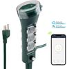HBN Outdoor Smart Plug 6 Grounded Outlets IP44 Wi-Fi For String Light/Decoration