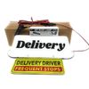 Delivery Driver Essentials Kit: Top Roof Sign LED Light + Flashlight/Power Bank