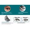 Ardell Extension FX B Curl False Eye Lashes for Eye Opening Effect, 4 pack