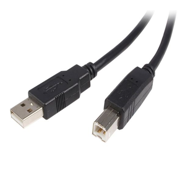 StarTech.com 5m USB 2.0 A to B Cable - M/M - 5 Meter USB Printer Cable Cord (USB2HAB5M),black