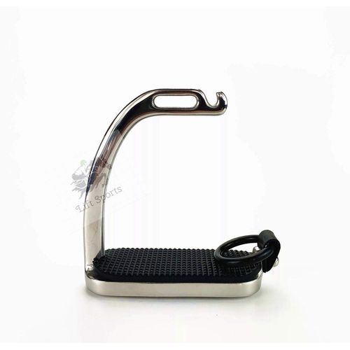 Lift Sports 4.75/4.50 Inch Peacock Horse Riding Safety Stirrups Silver Polish Irons FILLIS Stainless Steel Kids Children (4.75 inch)