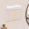 Josmimic Necklace Holder Wall Organizer (White)