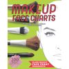Professional Blank Makeup Face Chart Worksheets: Faces with Open and Closed Eyes - 200 pages