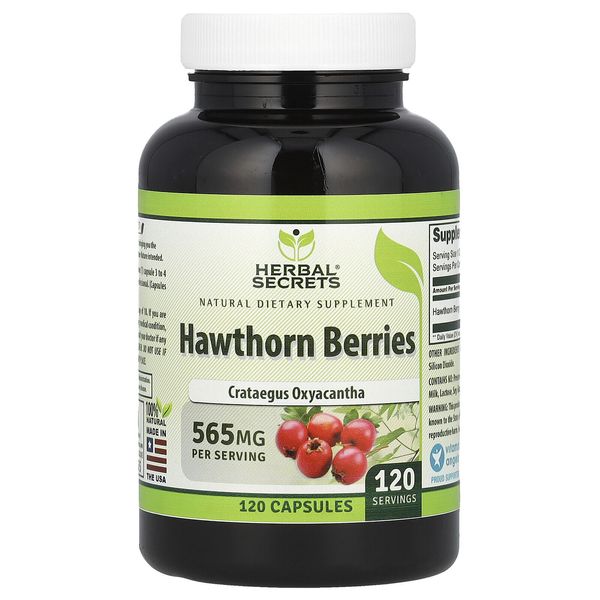 Hawthorn Berries, 565 mg, 120 Capsules