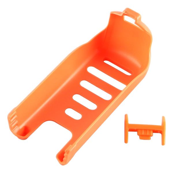 VOANZO Drone Down Shell Cover for Drone Battery Drop-Proof Quick Release Protector Guards Accessory and Lightweight Battery Protection for Drones (Orange)
