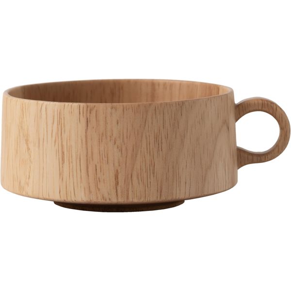 taffeta soup cup horn (rubberwood)