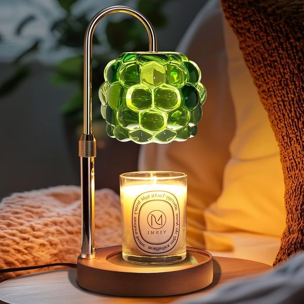 Candle Warmer Lamp with Timer Adjustable - Height Candle Warmer, Dimmer, Vint...