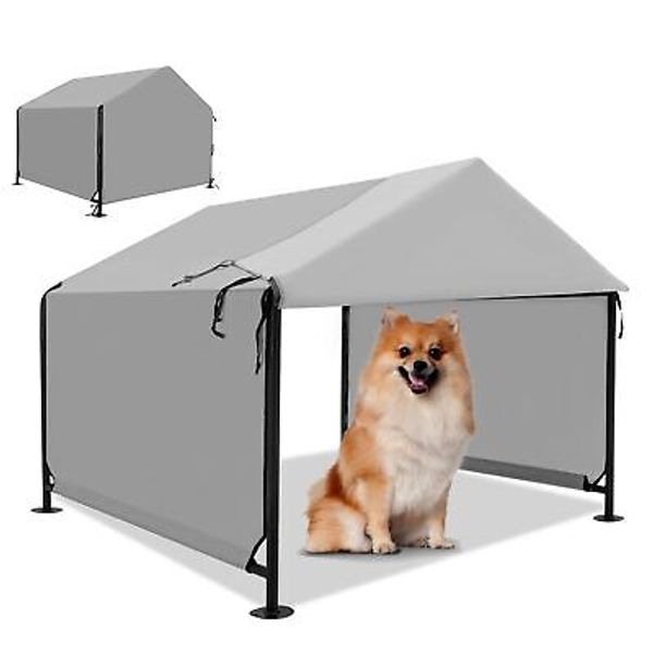 Dog Shade Shelter 2.5'x2.1'x2.1' for Small Dogs, Pet Outdoor Tent with Upgrad...