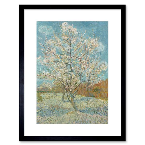 Van Gogh The Pink Peach Tree Framed Wall Art Print