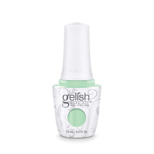 Gelish Mint Chocolate Chip Soak-Off Gel Polish, Mint Green Gel Nail Polish, Mint Green Gel Nail Colors, Mint Green Nail Polish, 5 ounce