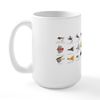 CafePress Flies_Mug Large Mug 15 oz (444 ml) Ceramic Coffee Mug