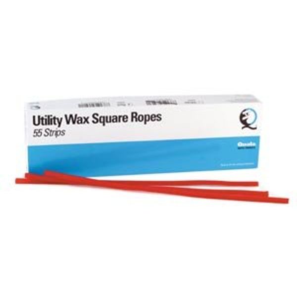 Quala 50094955 Rope Wax Square Red 55 Strips