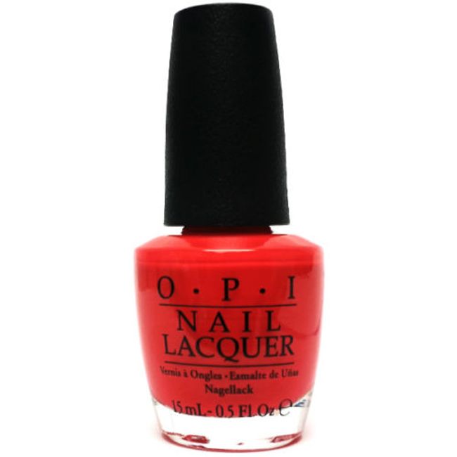 OPI Nail Color NL L64 15ml CAJUN SHRIMP Manicure Nail Color Nail Artist Pedicure Self Nail Nail Polish Nail Lacquer Nail Goods OPI Red Red Pink Red New