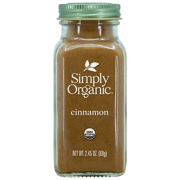 Simply Organic Cinnamon Ground Certified Organic, 2.45-Ounce Container