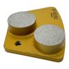 Trapezoid Grinding Discs for bolt-on Concrete Grinders Medium Bond 60 Grit