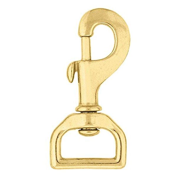 Weaver Leather Flat Swivel Snap Solid Brass, 1"