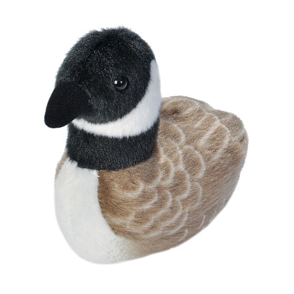 Wild Republic Audubon Birds Canada Goose Plush with Authentic Bird Sound, Stuffed Animal, Bird Toys for Kids and Birders, 5 inches