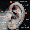 BodyJ4You 36PC PRO Body Piercing Kit | Nose Septum Ear Cartilage Lip Belly Navel Tragus Eyebrow | Surgical Steel 14G 16G BCR CBR Ring Barbell Spike | Tools Needles Gloves Clamps