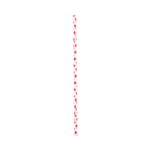 Restaurantware-5.9 Inch Cake Pop Sticks, 25 Sturdy Disposable Lollipop Sticks - Attractive, Premium Red Hearts Paper Dessert Pop Sticks, For Mini Desserts And Treats, For Cafes or Homes