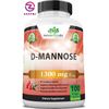 D-Mannose 1,300 Mg with Cranberry Extract Fast-Acting, Flush Impurities, Natural