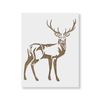 Deer Stencil - DIY Deer Print, Stencil for Crafts