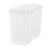 Polymer Replacement 27 Quart Trash Bin Recycle Waste Garbage Container for Kitch