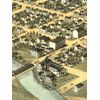 Mount Vernon Ohio 1870 Historic Panoramic Town Map - 18x24