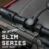 Monstrum Slim Profile Series V2 Ultralight Dual Ring Scope Mount | 30 mm Diameter
