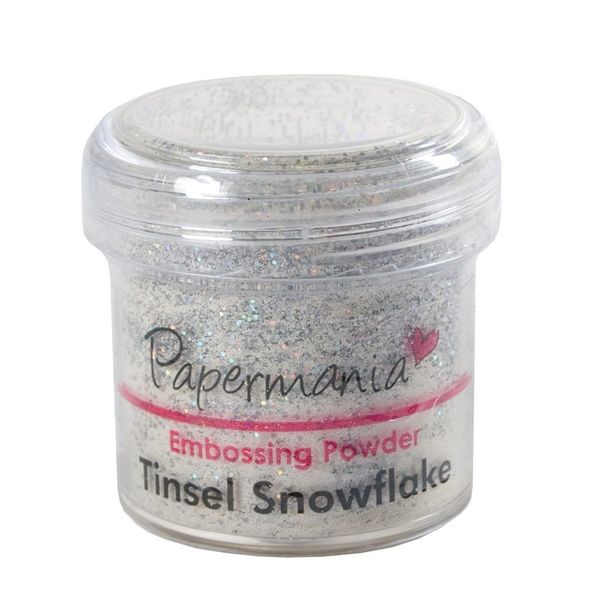 Docrafts 1 oz Embossing Powder, Tinsel Snowflake