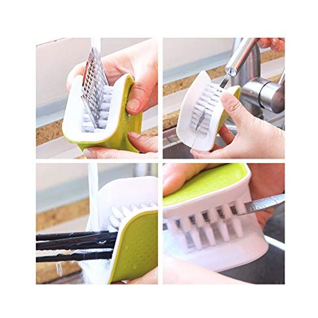 BladeBrush Knife & Cutlery Cleaning Brush - Green