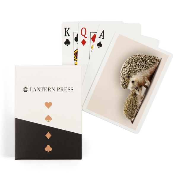 Lantern Press Hedgehogs (52 Playing Cards, Poker Size Card Deck with Jokers)