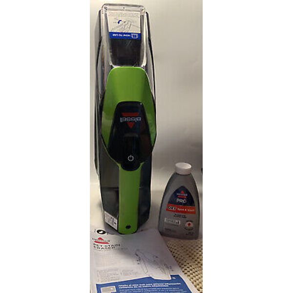 🐕 BISSELL Pet Stain Eraser Cordless Portable Carpet Cleaner Shampooer🆕AS SHOWN