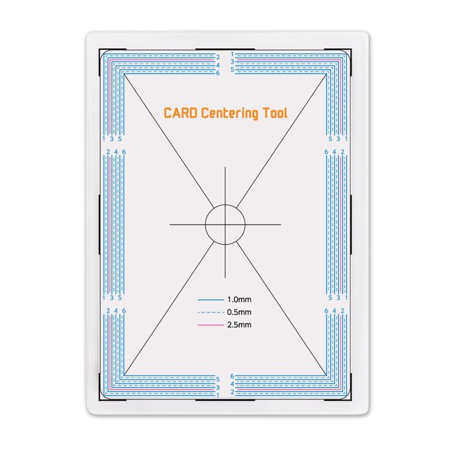 Xrypto Centering Tool, Made in Japan, PSA Certified, Perfect for Regular Sizes such as PCG OPCG