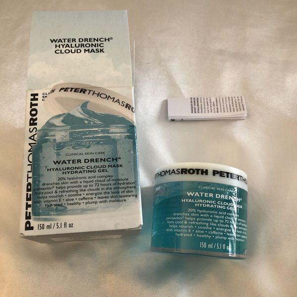 Peter Thomas Roth Water Drench Hyaluronic Cloud Mask Hydrating Gel 150ml NIB